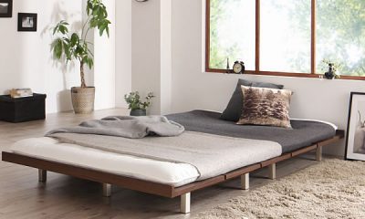 ロングサイズの布団とベッド